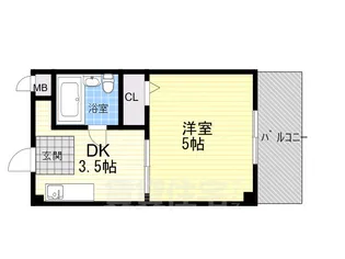 ポコアポコ甲子園口メゾン【405号室】の間取り