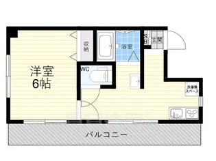 ポコアポコ甲子園口メゾン【5階】の間取り