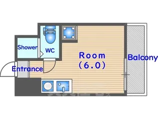 ヴィレッタ御苑前【1階】の間取り