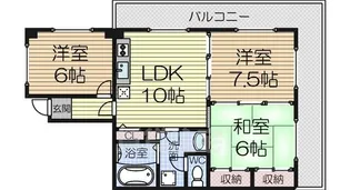 マンションNASHIMA【5階】の間取り