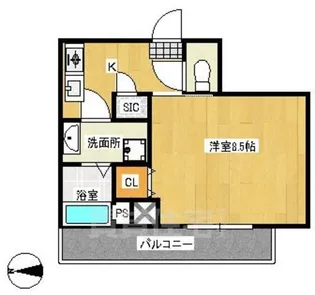 京OHBU【1階】の間取り