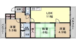 ONマンション【104号室】の間取り