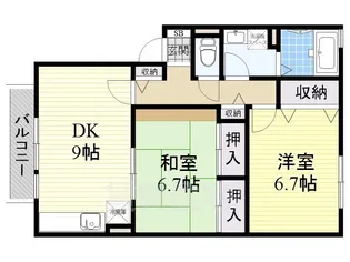 ソフィア・ドミール【2階】の間取り