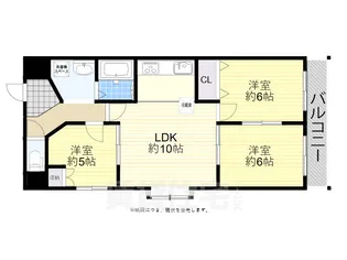 ハイクオリティアドニス【3階】の間取り