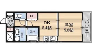 中之町西TKハイツ【5階】の間取り