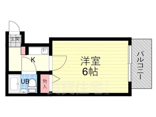 シティパレス京都東山【3階】の間取り