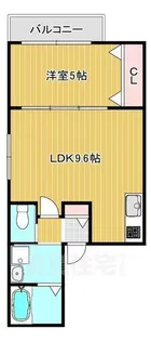 セレニティ加美南B棟【1階】の間取り