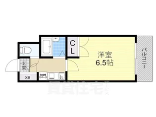 ピラーズ御所西【2階】の間取り