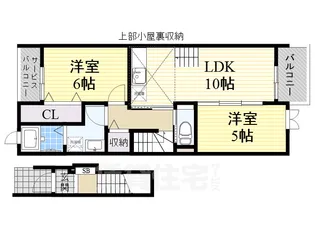 T・イストワール【2階】の間取り