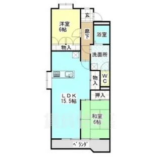 シャロンエース【1階】の間取り