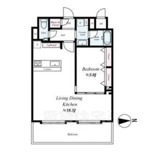 プレサンスロジェ丸の内テラス【10階】の間取り