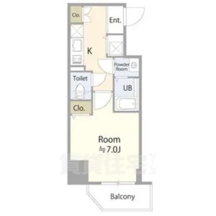 エスリード大須デュオ【7階】の間取り