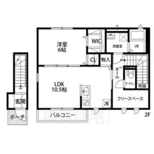 オーランジェE【2階】の間取り