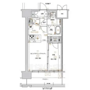 CREST TAPP平安通【13階】の間取り