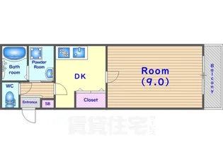 ソフィア円町【1階】の間取り