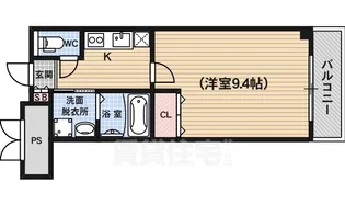 ツインシス御池【3階】の間取り