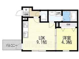 ピノコ【1階】の間取り