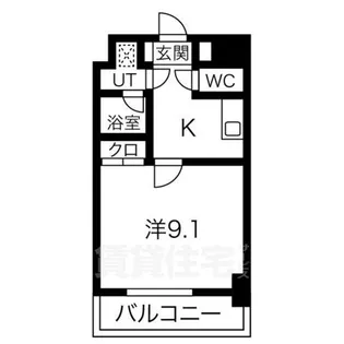 エンゼルプラザ瀬田駅前【7階】の間取り