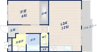 奈良県奈良市あやめ池北1丁目【マンション】の間取り