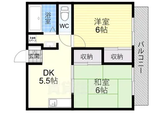 エステートピア・ドミール【2階】の間取り