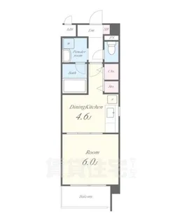 ラ・グラシューズ【1階】の間取り