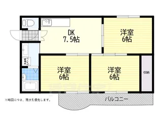 ジョリメゾン【3階】の間取り