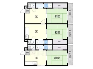 SENSE東淀川【2階】の間取り