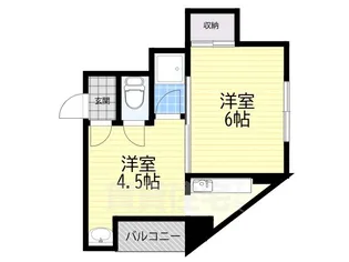 メゾン笹川【3階】の間取り
