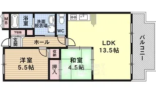 三宅アメニティサンズ【8階】の間取り