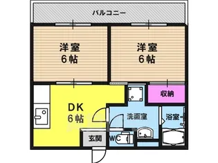 アヴェニール向陽【107号室】の間取り