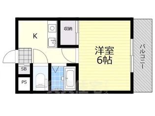 ルミエール国際【4階】の間取り