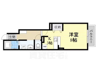 フリーデ&ミツヤ2【1階】の間取り