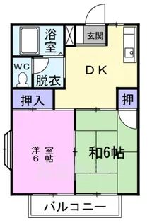 ヴァンベール二番館【1階】の間取り