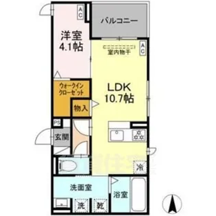 ルヴィータ本陣【2階】の間取り