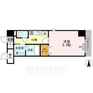 ウイステリア名城【5階】の間取り