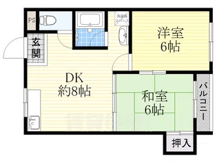 フレグランスハイツ大畑【3階】の間取り