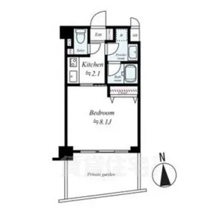 ベラジオ京都清水【1階】の間取り