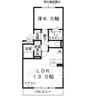 リビングタウン南紀寺【1階】の間取り