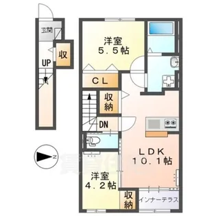 Lera Pirica 【2階】の間取り