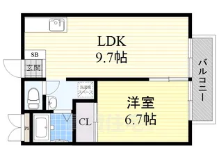松下ハイツ【2階】の間取り