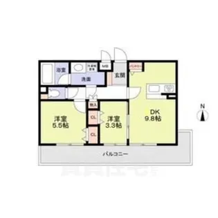 ブライトガーデン【2階】の間取り