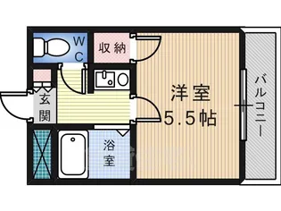 リヴィエール弐番館【2階】の間取り