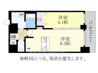 プレサンス桜山駅前アフォード【15階】の間取り