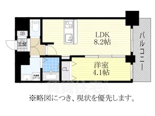 プレサンス桜山駅前アフォード【13階】の間取り