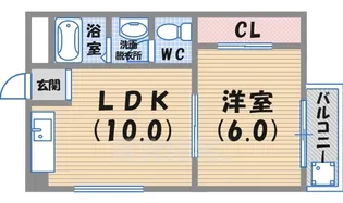 クリオシティーIII【3階】の間取り