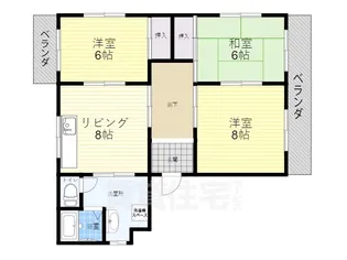 メゾン・カメリア【1階】の間取り