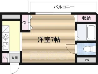 エクト1【7階】の間取り