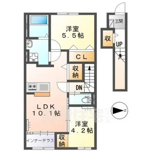 Lera Pirica 【2階】の間取り