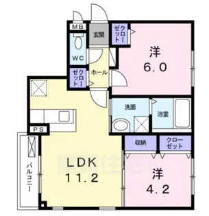 CALM覚王山【4階】の間取り