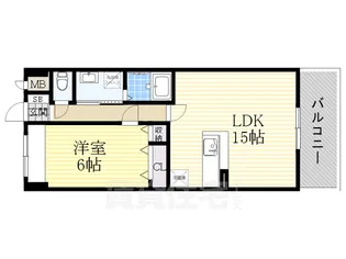 グランドールかさでら【5階】の間取り